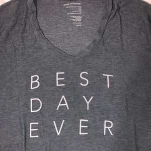Good hYOUman oversized sweater “BEST DAY EVER”